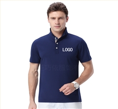 夏季企業翻領T恤衫訂制生產工廠