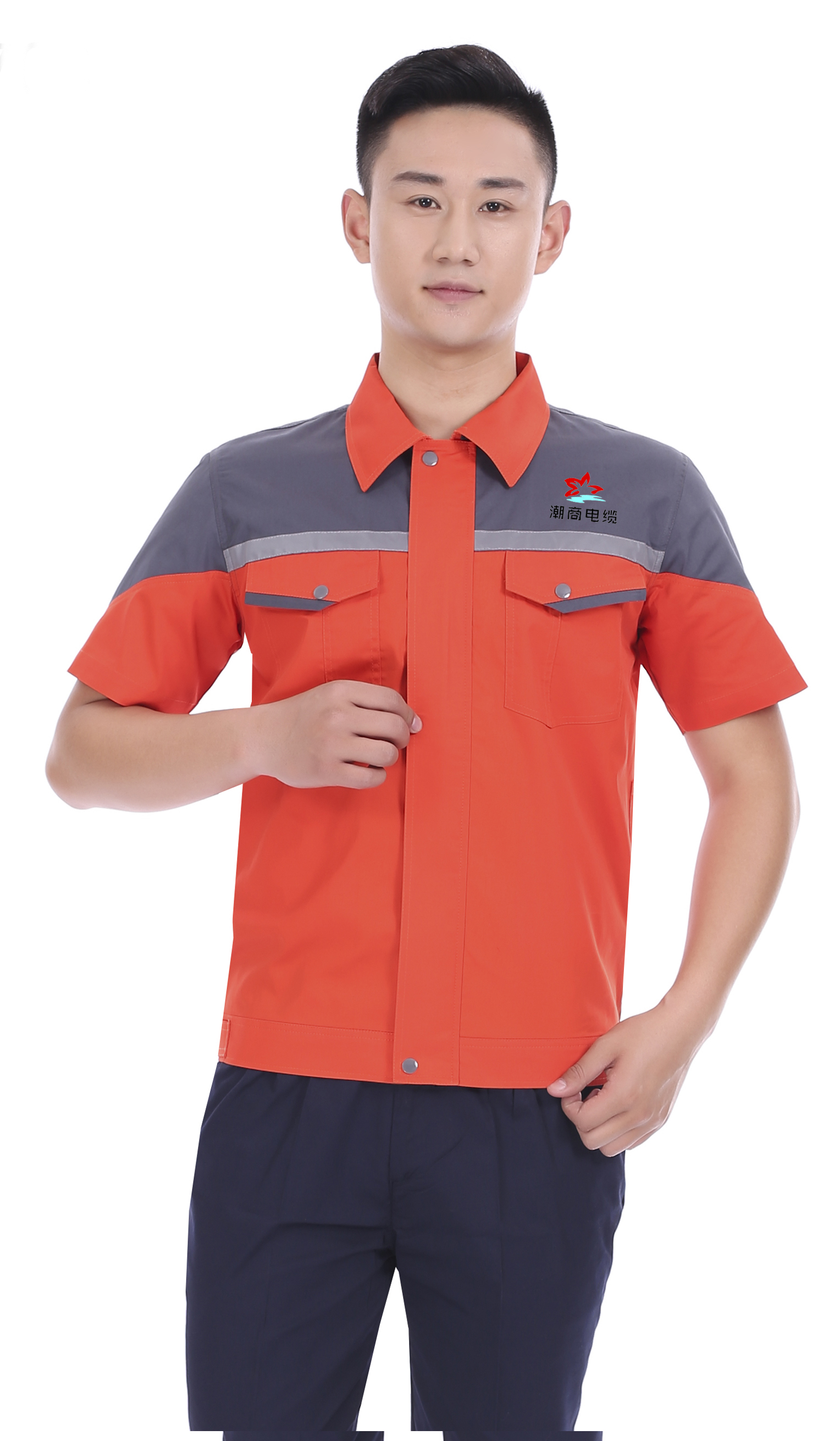 定制工作服案例——安徽潮商電纜科技有限公司 定制工作服案例——安徽潮商電纜科技有限公司