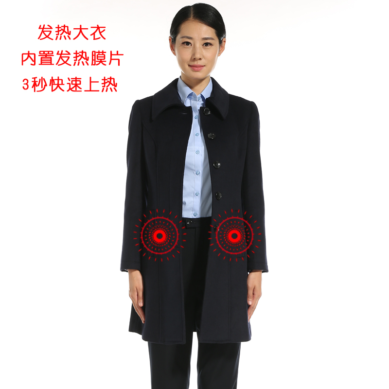 團體發熱女士大衣定制 團體發熱女士大衣定制