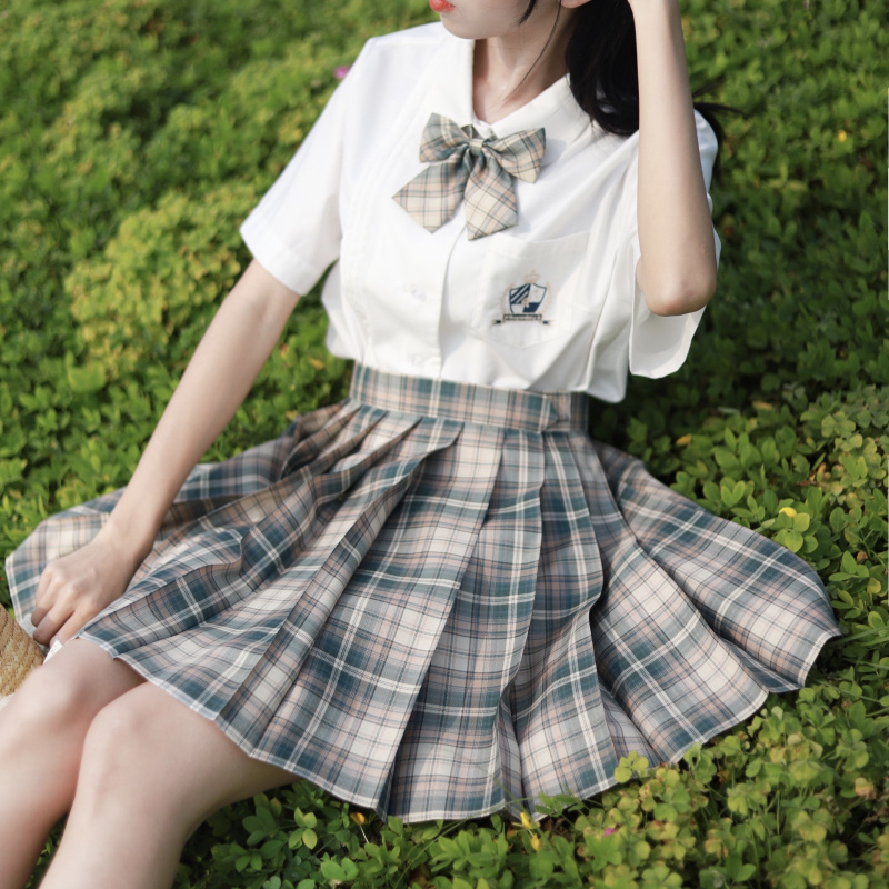 廠家來圖加工定制日系學生百褶裙 廠家來圖加工定制日系學生百褶裙