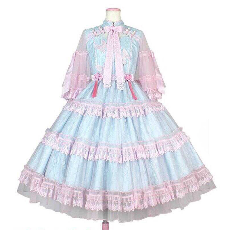 批量定制打板生產洛麗塔風格連衣裙 批量定制打板生產洛麗塔風格連衣裙