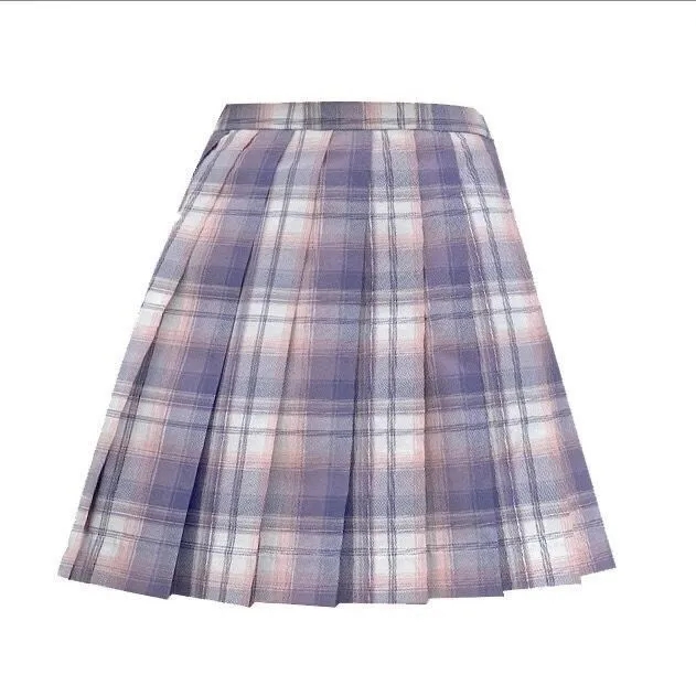 廠家來圖加工定制日系學生百褶裙JK裙 廠家來圖加工定制日系學生百褶裙JK裙