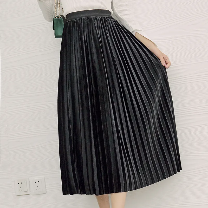 長百褶裙 長百褶裙