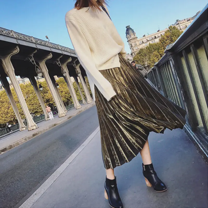 長褶裙定制 長褶裙定制